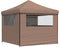 vidaXL - Partytent - inklapbaar - pop-up - met - 4 - zijwanden - bruin