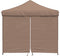 vidaXL - Partytent - inklapbaar - pop-up - met - 4 - zijwanden - bruin