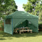 vidaXL - Partytent - inklapbaar - pop-up - met - 4 - zijwanden - groen