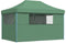vidaXL - Partytent - inklapbaar - pop-up - met - 4 - zijwanden - groen