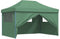 vidaXL - Partytent - inklapbaar - pop-up - met - 4 - zijwanden - groen