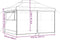 vidaXL - Partytent - inklapbaar - pop-up - met - 4 - zijwanden - groen