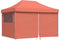 vidaXL - Partytent - inklapbaar - pop-up - met - 4 - zijwanden - terracottakleurig