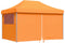 vidaXL - Partytent - inklapbaar - pop-up - met - 4 - zijwanden - oranje