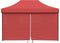 vidaXL - Partytent - inklapbaar - pop-up - met - 4 - zijwanden - bordeauxrood