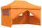 vidaXL - Partytent - inklapbaar - pop-up - met - 4 - zijwanden - oranje