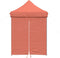 vidaXL - Partytent - inklapbaar - pop-up - met - 4 - zijwanden - terracottakleurig