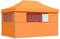 vidaXL - Partytent - inklapbaar - pop-up - met - 4 - zijwanden - oranje