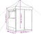 vidaXL - Partytent - inklapbaar - pop-up - met - 4 - zijwanden - terracottakleurig