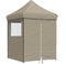 vidaXL - Partytent - inklapbaar - pop-up - met - 4 - zijwanden - taupe