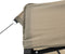 vidaXL - Partytent - inklapbaar - pop-up - met - 4 - zijwanden - taupe