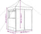 vidaXL - Partytent - inklapbaar - pop-up - met - 4 - zijwanden - taupe