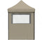 vidaXL - Partytent - inklapbaar - pop-up - met - 4 - zijwanden - taupe