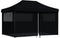 vidaXL - Partytent - inklapbaar - pop-up - met - 4 - zijwanden - zwart