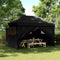 vidaXL - Partytent - inklapbaar - pop-up - met - 4 - zijwanden - zwart