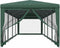 vidaXL-Partytent-met-10-mesh-zijwanden-3x12-m-HDPE-groen