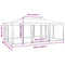 vidaXL - Partytent - met - 10 - mesh - zijwanden - 6x4 - m - HDPE - blauw