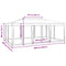 vidaXL - Partytent - met - 10 - mesh - zijwanden - 6x4 - m - HDPE - wit