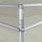 vidaXL - Partytent - met - 2 - zijwanden - inklapbaar - 2x2 - m - staal - crème