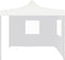 vidaXL - Partytent - met - 2 - zijwanden - inklapbaar - 3x3 - m - staal - wit