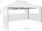 vidaXL - Partytent - met - 3 - zijwanden - inklapbaar - 3x4,5 - m - wit