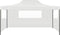 vidaXL - Partytent - met - 3 - zijwanden - inklapbaar - 3x4,5 - m - wit