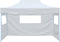 vidaXL - Partytent - met - 3 - zijwanden - inklapbaar - 3x4,5 - m - wit