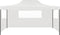 vidaXL - Partytent - met - 3 - zijwanden - inklapbaar - 3x4 - m - staal - wit