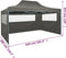 vidaXL - Partytent - met - 3 - zijwanden - inklapbaar - 3x4 - m - staal - wit