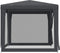 vidaXL-Partytent-met-4-mesh-zijwanden-2,5x2,5-m-HDPE-antracietkleurig