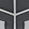 vidaXL-Partytent-met-4-mesh-zijwanden-2,5x2,5-m-HDPE-antracietkleurig