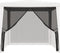 vidaXL - Partytent - met - 4 - mesh - zijwanden - 2,5x2,5 - m - wit
