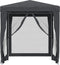 vidaXL-Partytent-met-4-mesh-zijwanden-2x2-m-HDPE-antracietkleurig