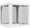 vidaXL - Partytent - met - 4 - mesh - zijwanden - 2x2 - m - wit