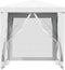 vidaXL - Partytent - met - 4 - mesh - zijwanden - 2x2 - m - wit