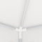 vidaXL - Partytent - met - 4 - mesh - zijwanden - 2x2 - m - wit