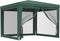 vidaXL-Partytent-met-4-mesh-zijwanden-3x3-m-HDPE-groen