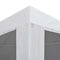 vidaXL - Partytent - met - 4 - mesh - zijwanden - 3x3 - m