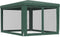 vidaXL - Partytent - met - 4 - mesh - zijwanden - 3x4 - m - HDPE - groen