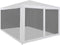 vidaXL - Partytent - met - 4 - mesh - zijwanden - 4x3 - m