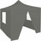 vidaXL - Partytent - met - 4 - zijwanden - inklapbaar - 2x2 - m - staal - antraciet