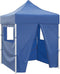 vidaXL - Partytent - met - 4 - zijwanden - inklapbaar - 2x2 - m - staal - blauw
