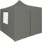 vidaXL - Partytent - met - 4 - zijwanden - inklapbaar - 2x2 - m - staal - antraciet