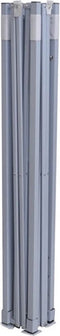 vidaXL - Partytent - met - 4 - zijwanden - inklapbaar - 3x3 - m - staal - wit