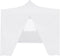 vidaXL - Partytent - met - 4 - zijwanden - inklapbaar - 3x3 - m - staal - wit