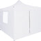 vidaXL - Partytent - met - 4 - zijwanden - inklapbaar - 3x3 - m - staal - wit