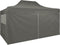 vidaXL - Partytent - met - 4 - zijwanden - inklapbaar - 3x4 - m - staal - antraciet