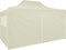 vidaXL - Partytent - met - 4 - zijwanden - inklapbaar - 3x4 - m - staal - crème