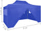 vidaXL - Partytent - met - 4 - zijwanden - inklapbaar - 3x4 - m - staal - blauw