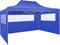 vidaXL - Partytent - met - 4 - zijwanden - inklapbaar - 3x4 - m - staal - wit